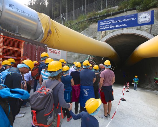 Open Tunnel Days, Mules construction site, September 18th, 2022