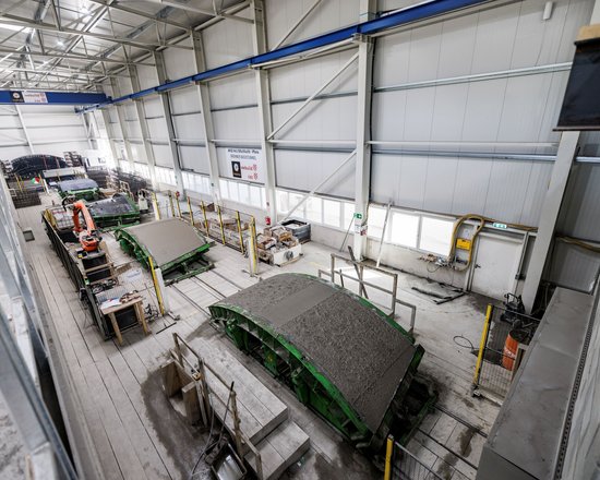 Tübbingproduktion für Baulos H41 Sillschlucht-Pfons erfolgreich abgeschlossen