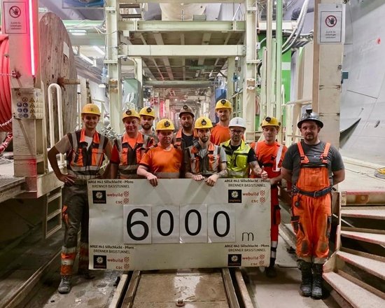 News from the H41 Sill-Pfons Gorge construction site: TBM 'Lilia' crosses the 'Werner' fault zone and reaches 6 km of excavation