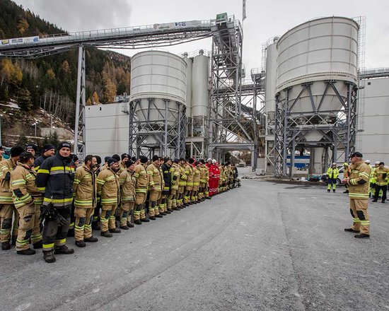 Esercitazione su grande scala nella Galleria di Base del Brennero