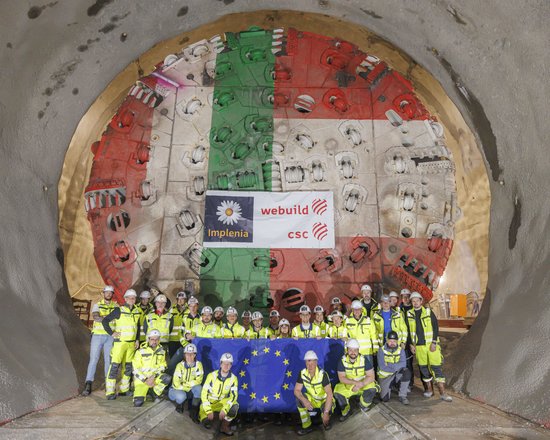 Tunnelbohrmaschine Ida schafft die ersten 1.000 Meter: Neues Ziel auf der Baustelle H41 Sillschlucht-Pfons erreicht