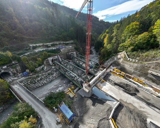 Construction lot H21 Sill Gorge: all tunnelling works completed