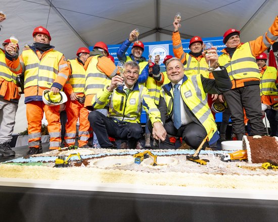 Brenner Basistunnel - Eisackunterquerung: das komplexeste Baulos ist fertiggestellt 