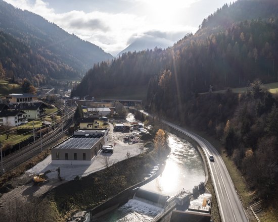 Ausgleichsmaßnahmen: Projekt Navisbach und Gestaltung der Padasterbachmündung