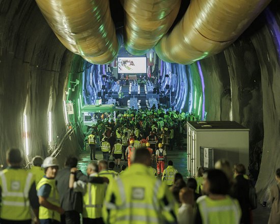 Start-up ceremony for TBM “Ida” in the Sill Gorge-Pfons construction lot