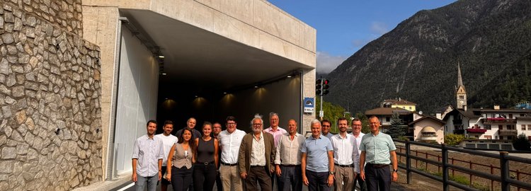 Synergie zwischen BBT SE, Institutionen und Bauunternehmen für die Eröffnung der neuen Verkehrsführung in Riol