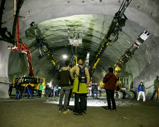 Knapp 4.000 Besucher strömten zum Tunnelfest in den Brenner Basistunnel