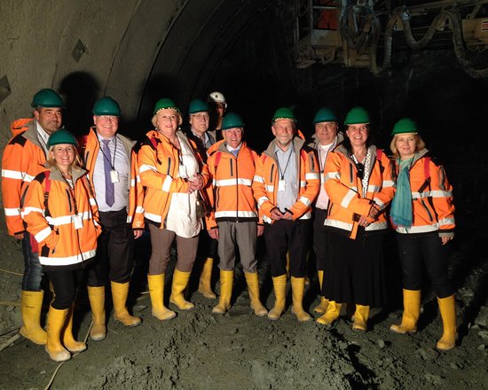 The European Parliament’s Committee on Transport visits the Brenner Base Tunnel