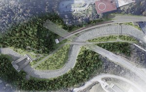 Hauptsächlich oberirdisch verläuft die BBT-Trasse entlang der Sillschlucht