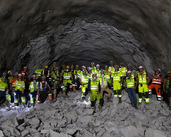 Baulos Pfons-Brenner: Durchschlag der östlichen Haupttunnelröhre