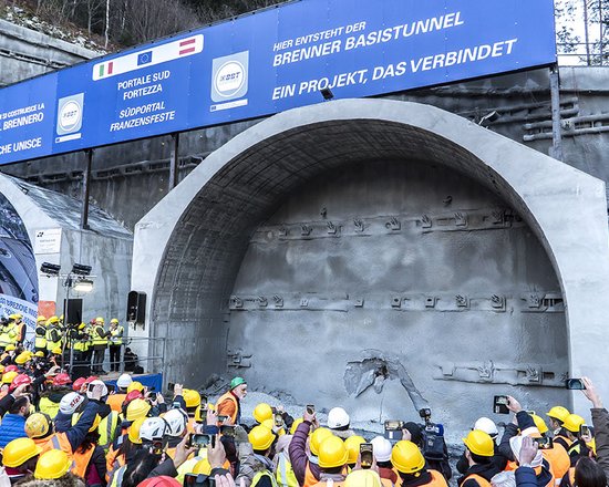 BBT: INAUGURATO IL PORTALE SUD DELLA GALLERIA DI BASE DEL BRENNERO