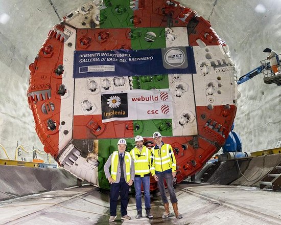 TBM "Lilia" starts work in the Brenner Base Tunnel