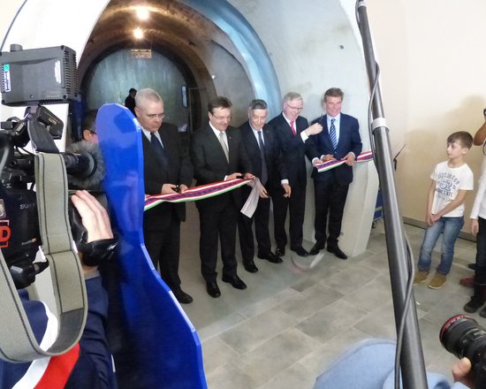 Inauguration of the new information center "Tunnel World" in Steinach