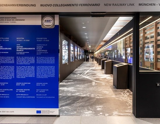 BBT exhibition at Innsbruck central station with a new thematic focus