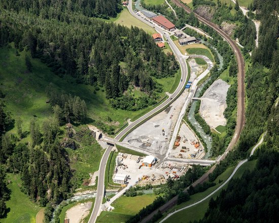 BBT Baustelle in Wolf erhält Gleisanschluss