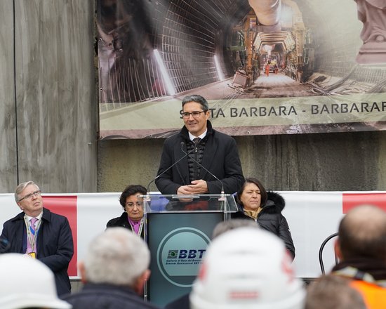 BBT: EU-COMMISSIONER VIOLETA BULC VISITS CONSTRUCTION SITES