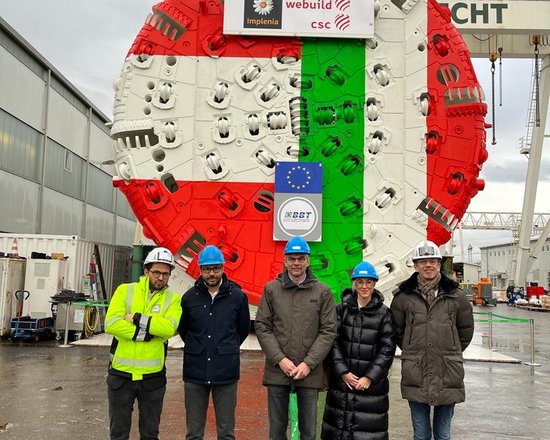 Tunnel boring machine "Lilia" for Brenner Base Tunnel accepted