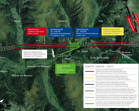 Launch of tender procedure for the Pfons-Brenner construction lot