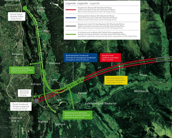 Baulos "H41 Sillschlucht-Pfons" gestartet