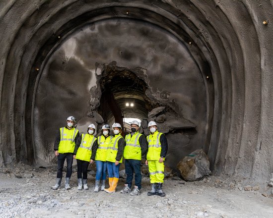 Brenner Base Tunnel: Breakthrough of first main tunnel below the Isarco river