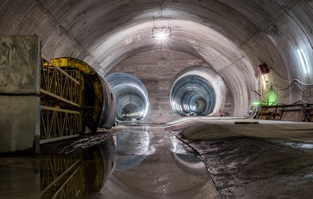 Haupttunnel im Baulos Eisackunterquerung
