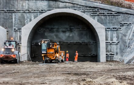 Südportal in Franzensfeste vor dem Durchbruch