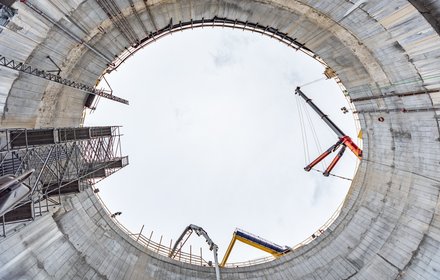 Eisackunterquerung - einer von vier Schächten