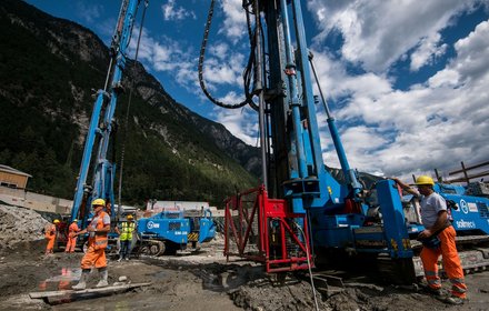 Consolidation with jet-grouting