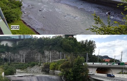 Baulos H21 Sillschlucht: Renaturierung der Sill mit Rückbau des AGA Wehrs damit Fische wieder stromaufwärts wandern können