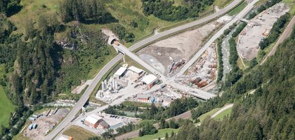 Construction site visit in Wolf, Austria