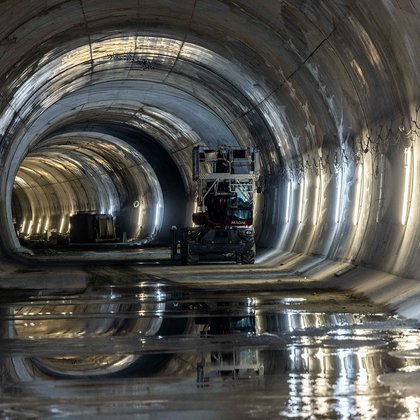 Visita alle gallerie di linea e al portale sud del cantiere Sottoattraversamento Isarco