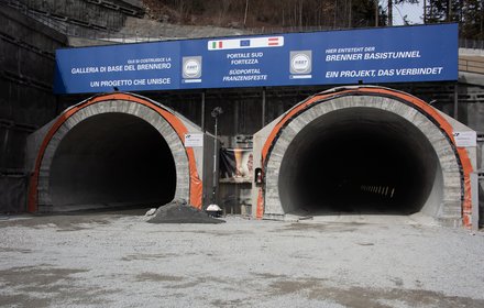 South portal of the Brenner Base Tunnel