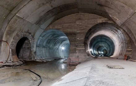 Haupttunnel im Baulos Eisackunterquerung