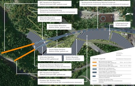 Lotto "H21 Gola del Sill" - Panoramica con stato delle opere