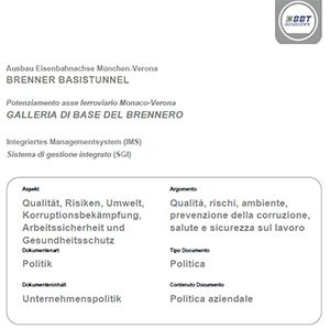 Qualität, Risiken, Umwelt, Korruptionsbekämpfung, Arbeitssicherheit und Gesundheitsschutz