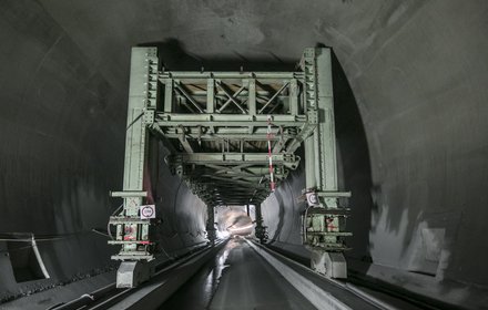 Baulos Tulfes-Pfons: Nachbehandeln der Innenschale