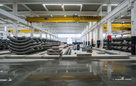 Tübbing production plant at Hinterrigger
